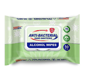 Hand Sanitizing Wipes 75 % Ethyl Alcohol - Safe for use on hands and meets FDA requirements