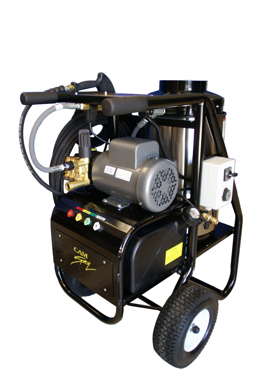 Portable Diesel Fired Electric Powered 2 gpm, 1450 psi Hot Water Pressure Washer