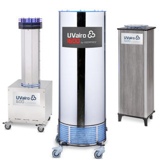 UVairo UV-C Air Sanitizing - Three (3) Sizes to Choose